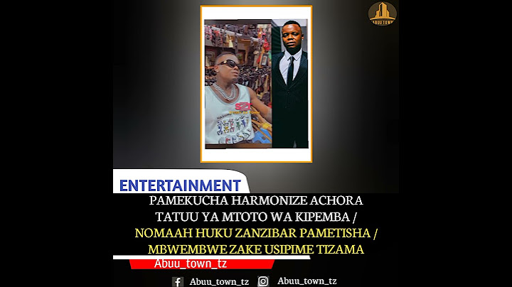 pamekucha harmonize achora tatuu ya mpemba mmoja/ mbona msiri Sana mpka marekani ndo imekuwa TIZAMA