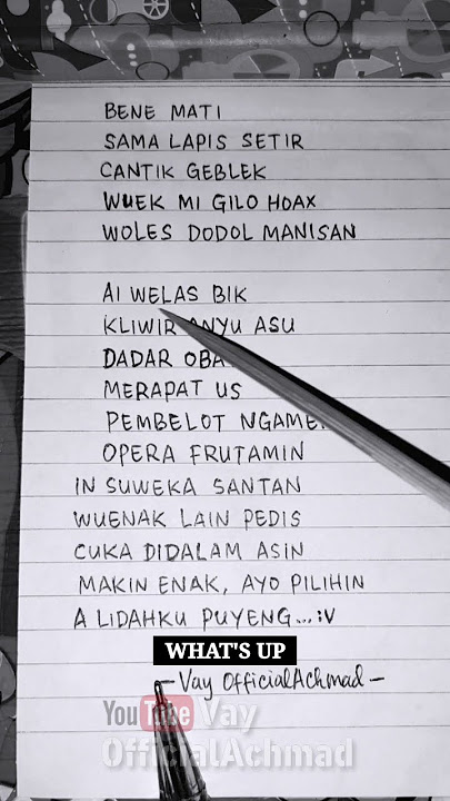 4 Non Blondes - What's Up | Yang Ku Dengar #lirikparodi
