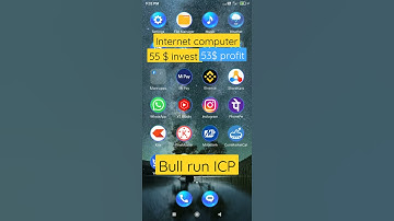 bull run internet computer ICP on binnace future trading 2021 October