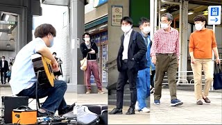 【感動】プロ本人が駅前で「真夏の果実」演奏したら号泣…