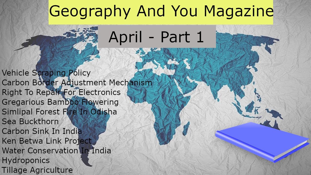 Geography and You Magazine April Optional Geography YouTube