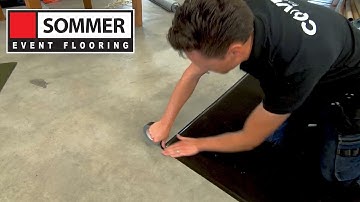 How to install carpet with gaffer | Sommer Event Flooring