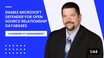 Enable Microsoft Defender for Open Source Relationship Databases