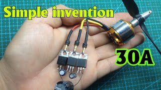 Make simple 30A-ESC at home | Science project 2020
