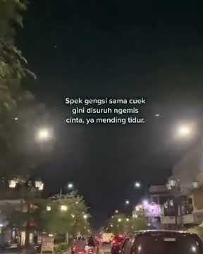 Spek Gengsi Gini Disuruh Ngemis Cinta, Ya Mending TIdur | Story Status WA 10 Detik | #shorts