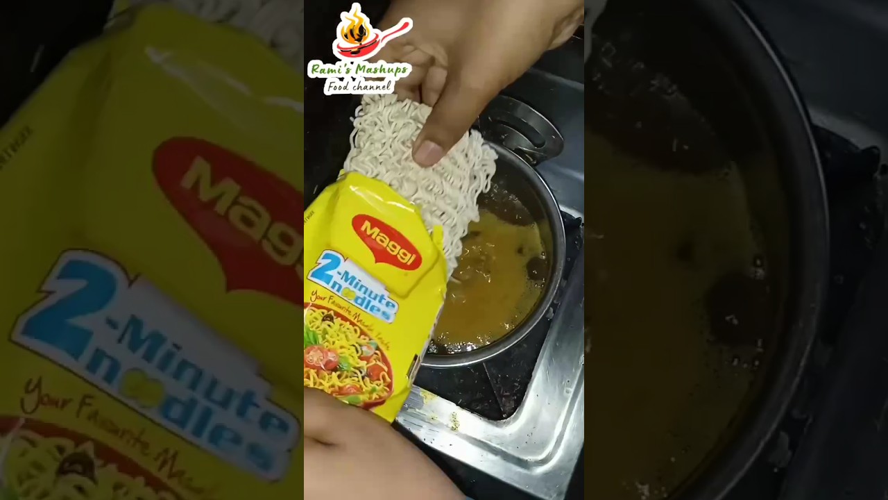 Egg Maggie Noodles | egg noodles 