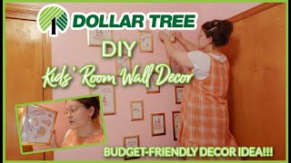 DOLLAR TREE DIY DECOR | KIDS' ROOM | MADE FROM DOLLAR TREE DECALS AND FRAMES | BUDGET-FRIENDLY!