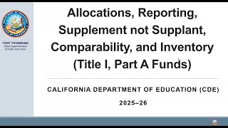 CE Monitoring: Allocations & Reporting (CE 11, 13, 14, & 16)