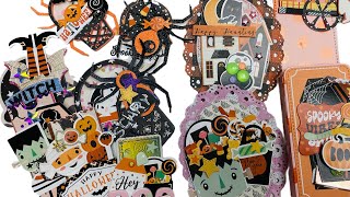 Halloween embellishments in many ways : #useyourstash