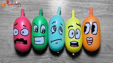 Making Slime with Funny Balloons - Satisfying Slime video