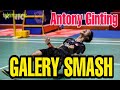 pergerakan kaki dan pukulan smash ANTHONY GINTING !!!