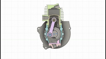 Rotating Piston Animation in fusion 360
