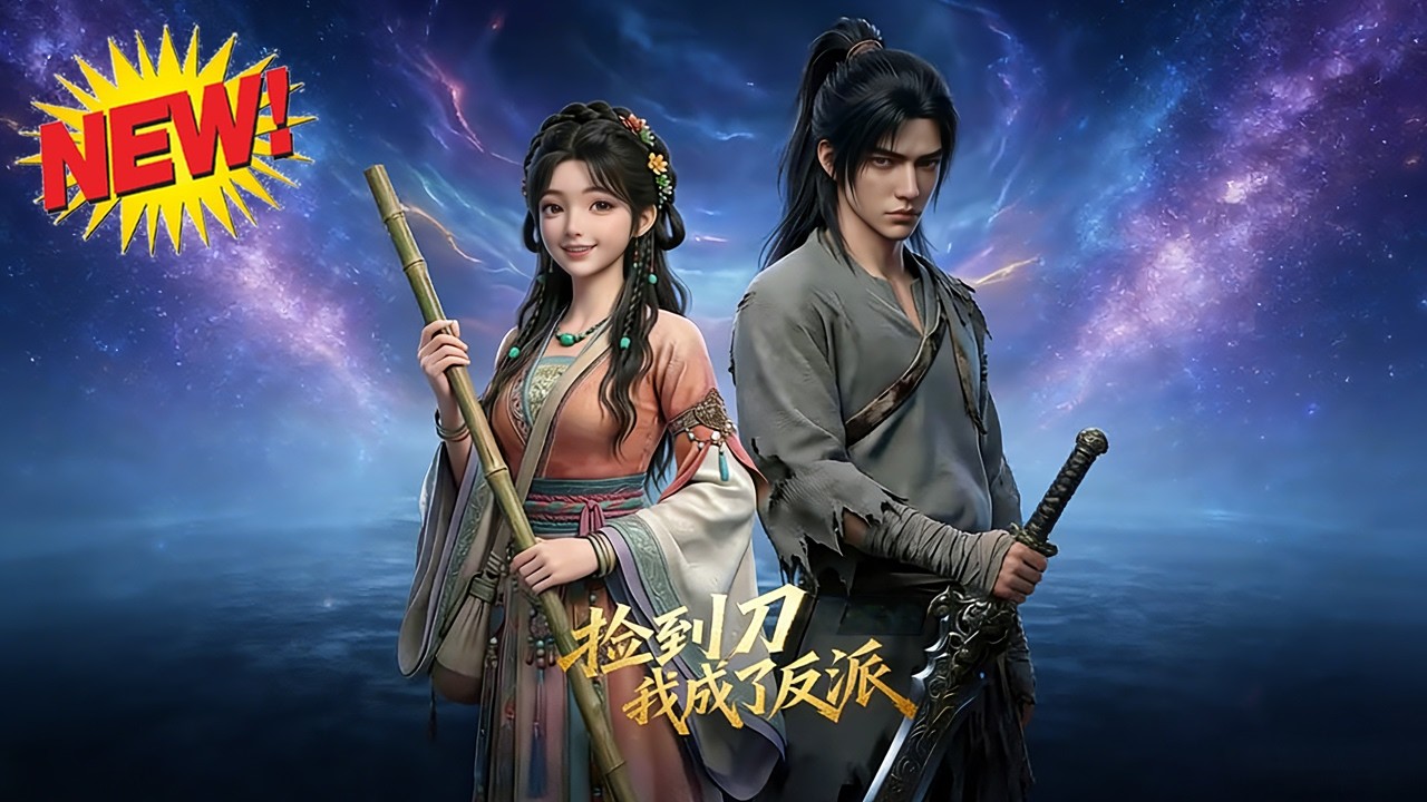 ⚡【新番速递】《捡到刀我成了反派》流浪者林默暴雨夜拾噬魂刀，被景文帝意识纠缠、遭武林盟诬陷杀唐门满门，携盟友寻真相，终封印刀魂破阴谋！#玄幻 #战斗 #逆袭 #爱看动漫