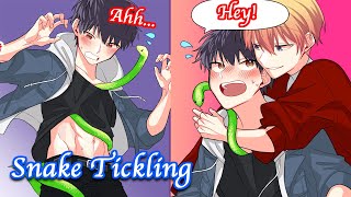 【BL Anime】What comes next after I kissed my boyfriend, who looked hot being tied by a snake…【Yaoi】