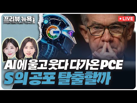 PCE 앞두고 커지는 스태그플레이션 우려 | 마이크로소프트 “AI 수요 충분, 투자 늘릴 것” | 워싱턴포스트 “AI 거품 꺼지는 중” | 프리뷰뉴욕