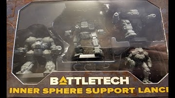 Battletech - INNER SPHERE Support Lance Unboxing