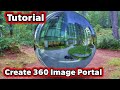 Arloopa  how to create 360 image portal  tutorial