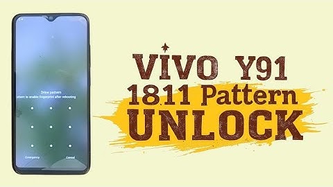 Vivo Y91 (1811) Pattern Unlock with Free Tool