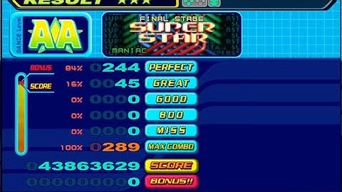 DDR 5thMIX - SUPER STAR (Maniac, 8) AA FC