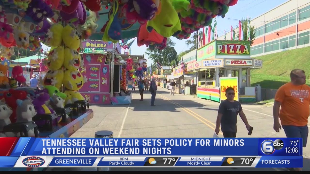Tennessee Valley Fair sets policy for minors attending on weekend