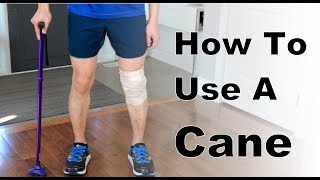 How to Use a Cane - On Floor and Stairs