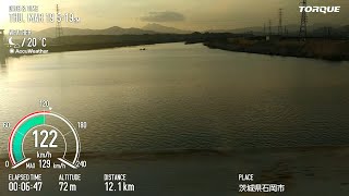 JR東日本E657系 常磐線 特急ときわ69号 土浦→友部 TORQUE G04 Basicモード