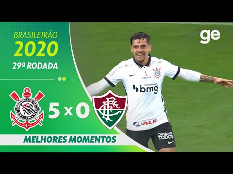 CORINTHIANS 5 X 0 FLUMINENSE | MELHORES MOMENTOS | 29ª RODADA BRASILEIRÃO 2020 | ge.globo