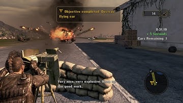 Mercenaries 2: World in Flames - PS3 - Wager - Emplaced Weapons Challenge (Level 3) (Blind)