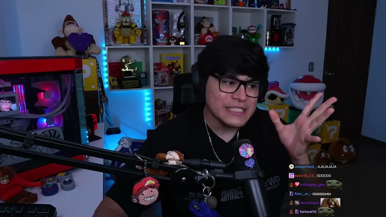 ALDO GEO JUEGA FORTNITE, MARIO PARTY JAMBOREE, ROBLOX Y DUCKGAME CON AQUELLOS 4