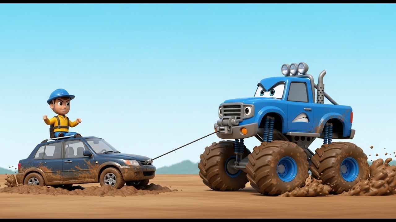 The Forgotten Champion | Old Blue Car’s Impossible Comeback Race| Emotional 3D Car Cartoon Animation