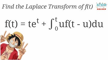 7.4-37 Use Laplace Transform to solve given integral equation | DE
