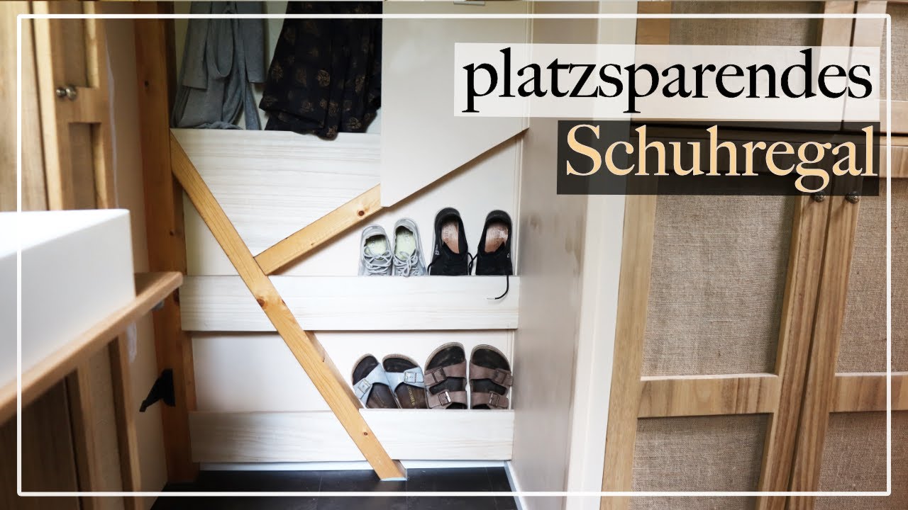 Inspiration für platzsparendes Schuhregal