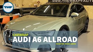 Carwrap Audi A6 Allroad in Inozetek Khaki Green
