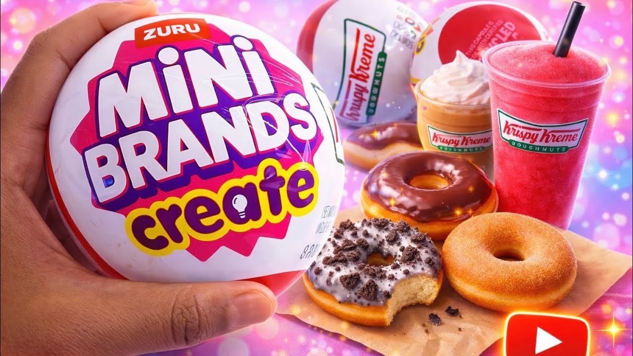 Opening ZURU Mini Brands Create Krispy Kreme 🍩