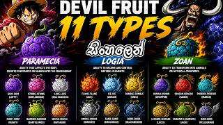 යක්ෂයාගේ පලතුරු අභිරහස් වර්ගකරනය|one piece devil fruits sinhala reviews|#onepiece #animesinhala