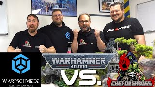 Warpschmiede vs. Team Chefoberboss - das ultimative Rematch - Warhammer 40k Schlachtbericht