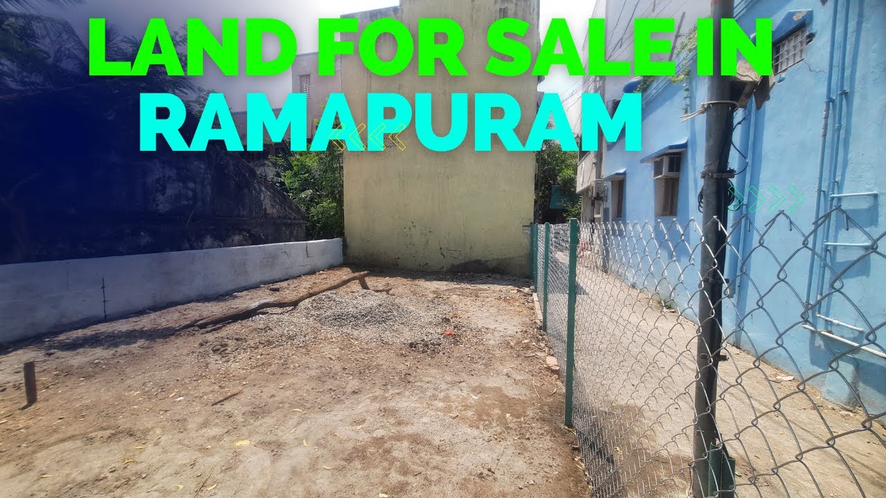 Residential land for sale in ramapuram chennai land Contact