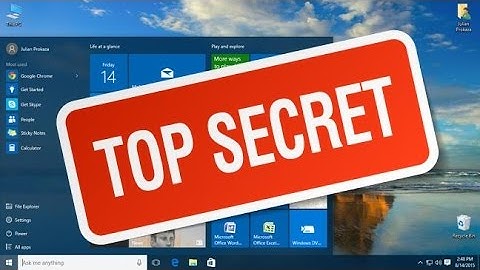 Customize  Windows 10-5 Tips for Productivity-Using apps, the Start menu, and more