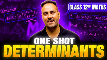 Class 12th Maths | Determinants Super One Shot | Boards 2025-26 with Ushank Sir