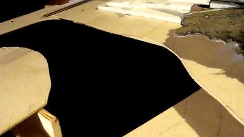 Stage 3, cutting the riverbed into the benchwork