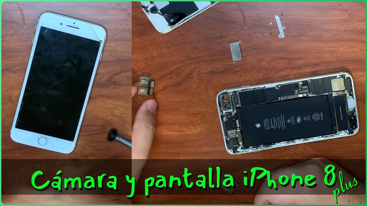 Cómo cambiar la pantalla y la cámara de un iPhone 8 plus? 🔧 