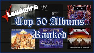 Ranking Loudwires Top 50 Albums | Tier List