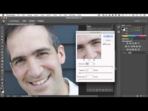 Adobe Photoshop CC for Photographers Tutorial | The Unsharp Mask Filter Adobe Photoshop CC for Photographers Tutorial | The Unsharp Mask Filter