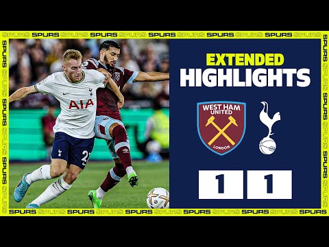 Points are shared in London derby | EXTENDED HIGHLIGHTS | West Ham 1-1 Spurs