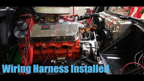 Wiring Harness Installed, Engine Cranks Over - 1972 Chevy C10 454 Gen V Big Block