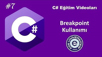 C# Eğitim Videoları 7 - Breakpoint kullanımı
