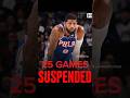 Paul George has been SUSPENDED 😱