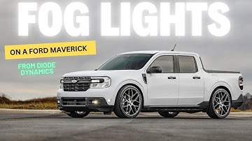 Should have been factory! Ford Maverick fog lights