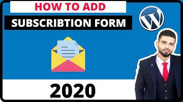 How To Add Newsletter Plugin Wordpress Tutorial