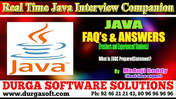 Java Interview Companion||What is JDBC PreparedStatement?